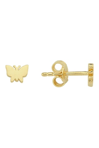 Goldkupe 14 Ayar Altın Minik Kelebek Küpe 0,52 Gr-1796