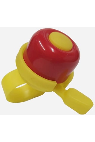 Sarissa Çocuk Bisikleti Zil 1. Kalite Plastik Gövde Metal Çan Sarı Kırmızı Kırmızı - Sarı