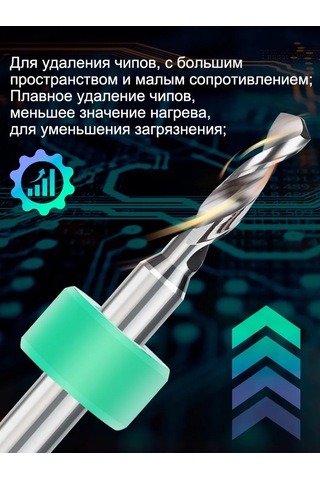 Xcan 2,1-3,0 Mm Baskılı Devreler İçin Mikro Matkap Ucu Seti, 10 Adet 256290067