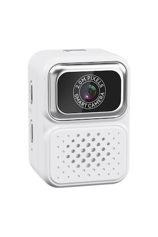 Torima Cmr-36 Beyaz Mini Anahtarlık Dijital 480p Video Fotoğraf Makinesi Kamera Beyaz