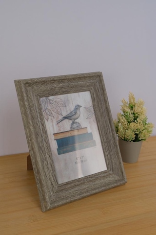 Digithome Dekoratif Mdf Resim Fotoğraf Çerçevesi 13x18 Gri Thn76079 C1-1-18