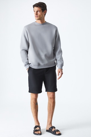 Grımelange Dane Erkek Organik Kumaşlı Yumuşacık Gri Sweatshirt Gri