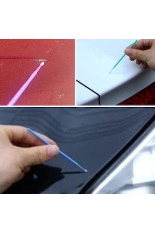 100 Lü Mini Tek Kullanımlık Araba Rötüş Fırçası -ince Uçlu Yumuşak Kıllı Boya Uygulayıcı, Otomotiv Detaylandırma