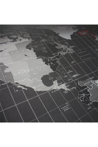 Ruicoo Geniş Dünya Haritalı Su Geçirmez Mouse Pad - Oyun Ve Ofis Kullanımı İçin