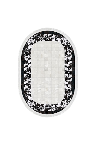 Eko Trend Djt Yıkanabilir Kaymaz Taban Oval 3 Lü Yatak Odası Takımı 1495 Modern Siyah