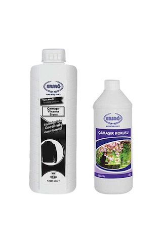 Ersağ Siyahlar İçin Çamaşır Yıkama Sıvısı 1000 Ml + Çamaşır Kokus