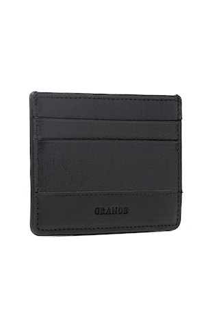 Siyah Cüzdan & Kartlık Unisex 747 Grande Deri Cüzdan Kartlık