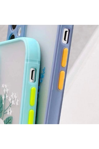 Apple Uyumlu iPhone 11 Pro 5.8Inç Kamera Korumali Çiçek Desenli Silikon Kilif 249192911 - Renk / Desenli 4