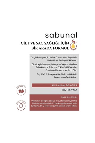 Sabunal Nar Sabunu - Cilt ve Saç Bakım Sabunu 100 G