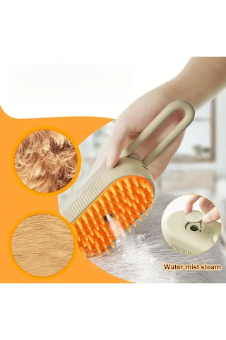 Buharlı Kedi Ve Köpek Tarağı Masajlı Tüy Toplama Fırçası