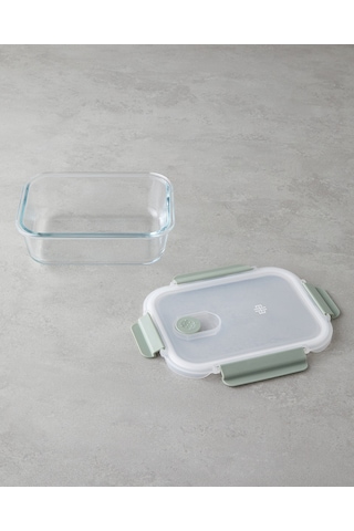 English Home Mila Borosilikat Saklama Kabı 1040 Ml Yeşil Yeşil