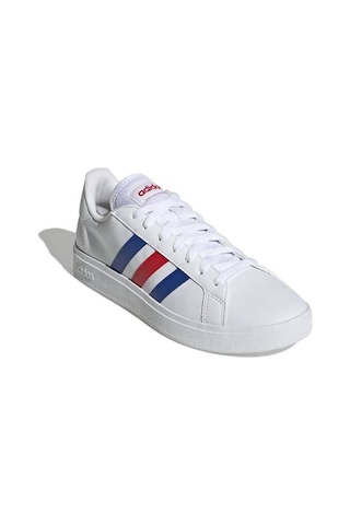 Adidas Grand Court Base 2.0 Erkek Beyaz Sneaker Çok Renkli