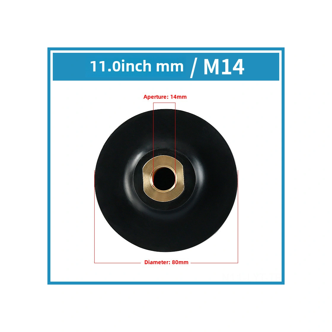 Youtek Esnek Kauçuk Uçlu Taş İşleme Aleti - M14 Delikli 3" Otomatik Yapışkan Diskli Köşe Fırçası, Esnek Şekillendirme Ve Evrensel Uyum Diğer