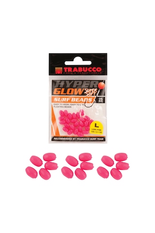 Trabucco Hyper Glow Surf Beads L Boncuk Pink
