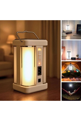 Buffer Güneş Enerjili Şarjlı Işık 1200mah Yeniden Şarj Edilebilir Batarya Yg-7977s Çok Renkli