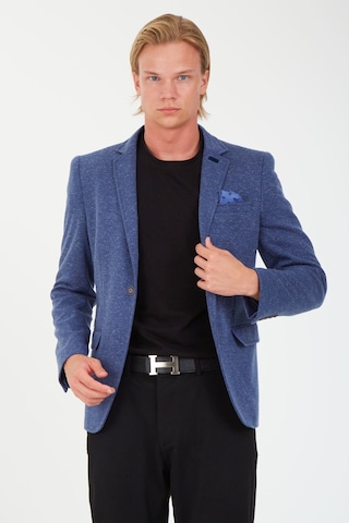 Sposo 5106 Dar Kalıp Yarım Astarlı Lacivert Erkek Blazer Ceket Lacivert