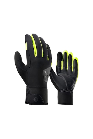 Rockbros S335 1 Çift Tam Parmak Dokunmatik Ekran Bisiklet Eldiveni