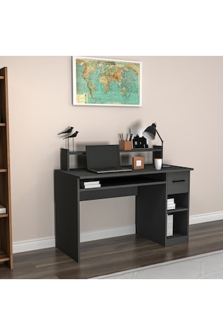 Arnetti Eslem Çalışma Bilgisayar Masası Antrasit