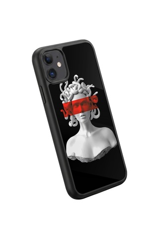 İphone 11 Uyumlu Gorgon Desenli Kamera Korumalı Darbelere Dayanıklı Kılıf 1001-gorgon-iphone11