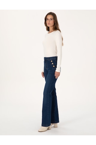 Pierre Cardin Kadın Koyu Mavi Pantolon Jean 50308440-vr032 Koyu Mavi