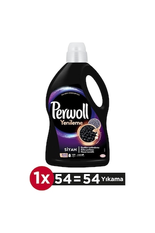 Perwoll Siyah Renkliler için Sıvı Çamaşır Deterjanı 54 Yıkama 4 x 2.97 L