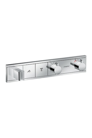 Hansgrohe Raınselect Banyo Bataryası Termostat 2 Cıkıs Icın Krom 15355000
