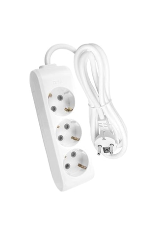 Multi-let Üçlü Priz Topraklı Kablolu Çocuk Korumalı 3 Mt 12