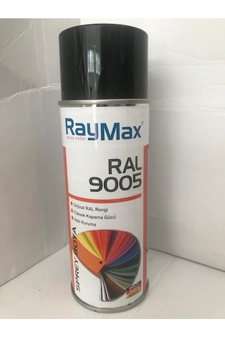 Raymax Akrilik Sprey Ral 9005 Parlak Siyah 400 ML.Made in Germany