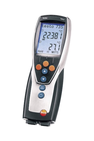 Testo - 735-2 - 0563 7352 - Sıcaklık Ölçümü İçin Sıcaklık Ölçüm Cihazı 3 Kanallı