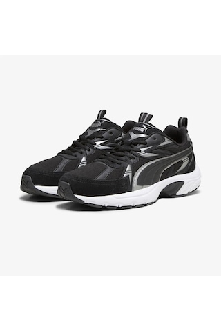 Puma 393489 01 Milenio Tech Suede Siyah-gümüş-k.gri Erkek Spor Ay Siyah