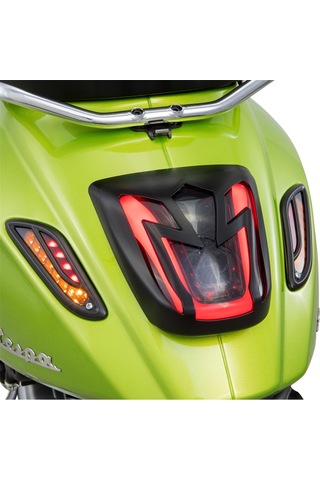 Vespa Primavera-sprint Dekoratif Arka Sinyal Kaplama Mat Siyah / Sıp