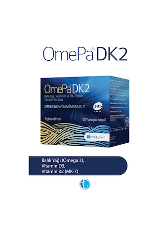 Omepa Dk2 Omega 3 & Vitamin D & Menaq7 100 Yumuşak   Kapsül