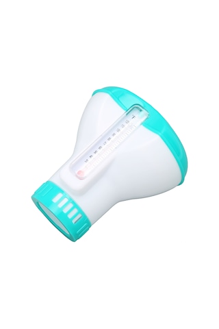 Dofolink Halkaçık Su Temizleyici Ve Termometreli Yüzme Havuzu Klor Tablet Dağıtıcı - Yeniden Kullanılabilir Pp Malzeme İle Göl Mavisi Diğer