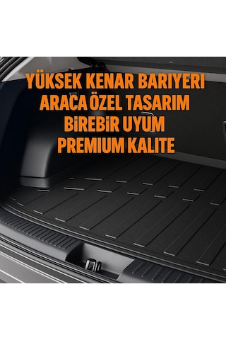 Skoda Fabia 2022 Sonrası Myk 3d Premium Yumuşak Bagaj Havuzu