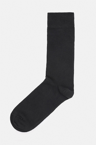 SÜVARİ Siyah Düz Çorap