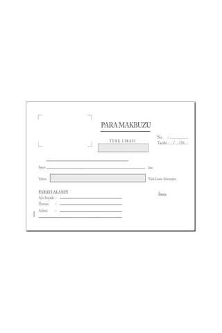 Folix Para Makbuzu 14 X 20 Cm 2-50 2 Nüsha Otokopili 50 Yaprak