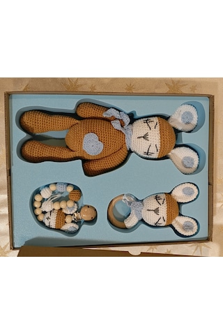 Organik Yeni Doğan Amugurumi Seti 003