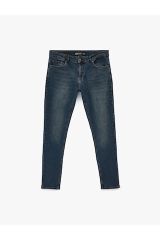 Koton Normal Bel Pamuklu Skinny Jean Pantolon - Michael Jean İndigo Stone 6sam40060nd İndigo - Taş