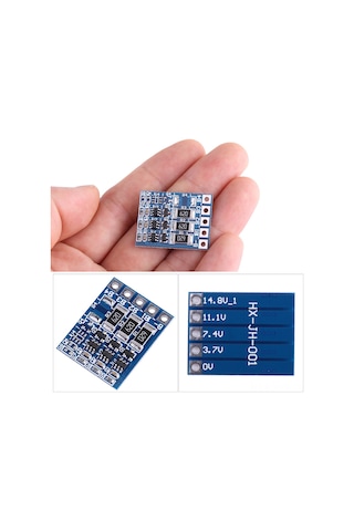 Yaleker 3s 11.1v 18650 Li-ion/12.6v Li-polymer Pil Dengeleme Modülü - Akım Ve Gerilim Dengeleyici 66ma