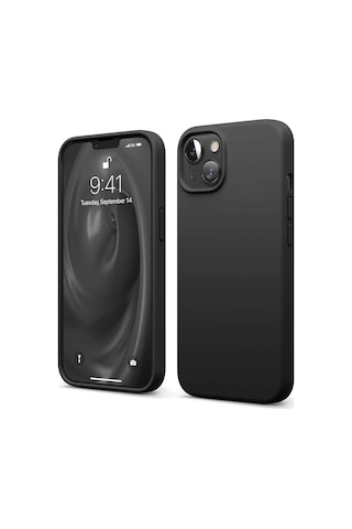 Mey İthalat Apple iPhone Uyumlu 14 Kılıf First Silikon - Siyah