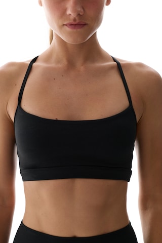 Penti Lycra Siyah Cream Hafif Destek Çıkarılabilir Pedli Racerback Spor Sütyeni