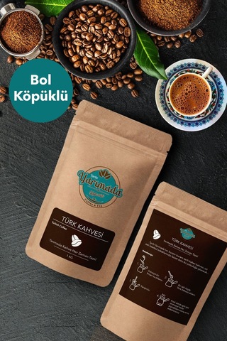 Tarihi Yarımada Kahvecisi Taze Çekilmiş Orta Kavrulmuş ve Öğütülmüş Türk Kahvesi 1 KG