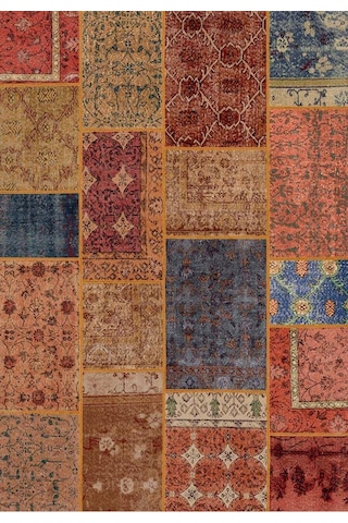 Çam Halı Siesta Patchwork 32-460 Etnik Eskitme Desenli Dokuma Tabanlı Yıkanabilir Şönil Salon Ve Oda Halısı Multi 5 Çam Halı Siesta Patchwork 32-460 Etnik Eskitme Desenli Dokuma Tabanlı Yıkanabilir Şönil Salon Ve Oda Halısı Multi 5