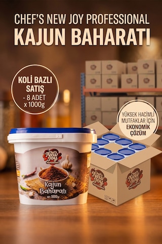 Kajun Baharatı 1000 G X 8 Adet - 1 Koli Koli Bazlı Avantaj Paketi