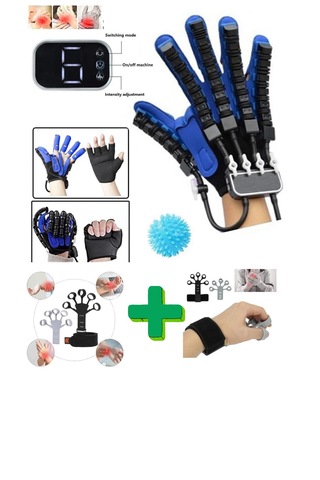 Akıllı El Parmak Rehabilitasyon Egzersiz Robot Eldiven Sol El
