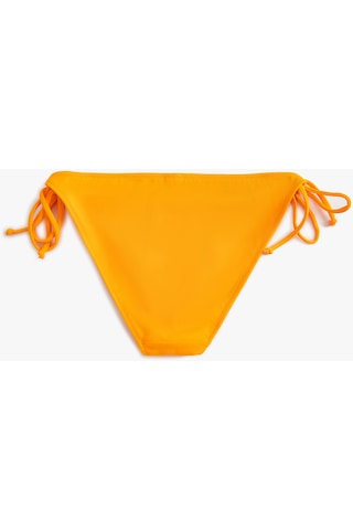 Koton Brazilian Bikini Altı Basic Yanları Bağlama Detaylı Turuncu 4sak00143mm Turuncu
