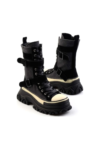 Bambi Siyah Kadın Bot & Bootie K02185039718 Siyah
