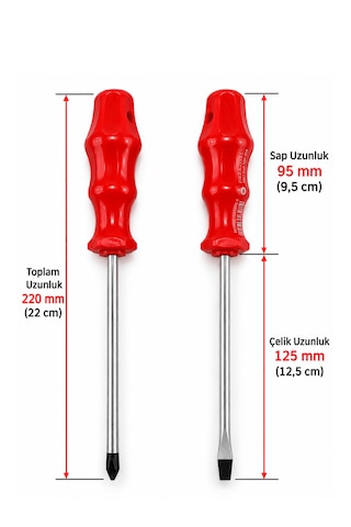 Tornavida Duz + Yıldız 5x125