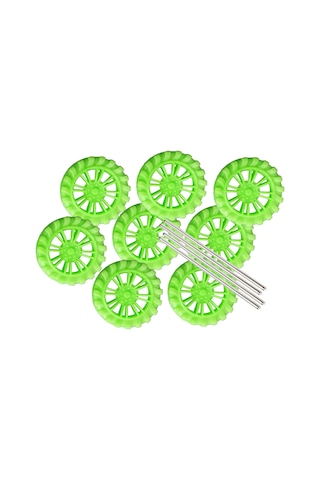 Plastik Tekerlek 8 Adet Mil 4 Adet Φ45 MM