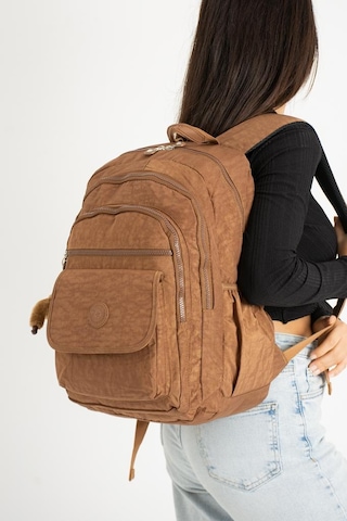 Baginn 571 Collection Klinkır Kumaş Lise Üniversite Çantası 45 x 30 Cm Çok Cepli